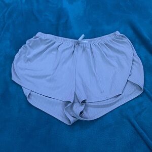 Juniors light grey medium pajama shorts